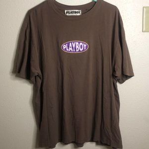 Brown playboy tshirt